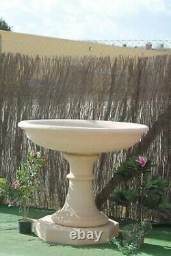 Large Stone Fountain Bowl And Pedastal Water Feature Garden Ornaments