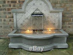 Large Stone Garden Outdoor Tapas Wall Water Fountain Feature