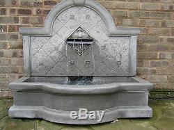 Large Stone Garden Outdoor Tapas Wall Water Fountain Feature