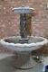 Large Stone Garden Water Fountain Feature 3 Grace Statue Ornament Solar Pump