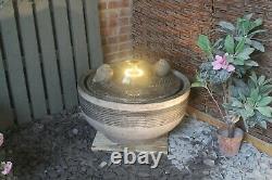 Large Stone Niagara Water Fountain Garden Ornament Patio Self Contained Feature