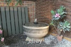 Large Stone Niagara Water Fountain Garden Ornament Patio Self Contained Feature