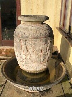 Large garden fountain water feature