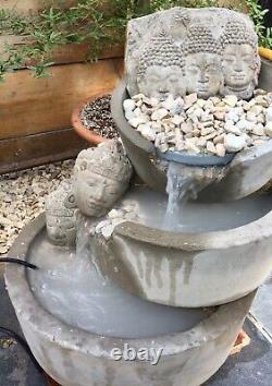 Large garden fountain water feature
