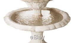 Lorenzo Classical Style Water Fountain 2 Tier Regal Outdoor Garden Feature 151cm