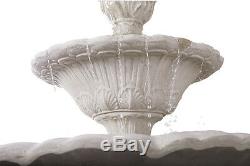 Lorenzo Classical Style Water Fountain 2 Tier Regal Outdoor Garden Feature 151cm