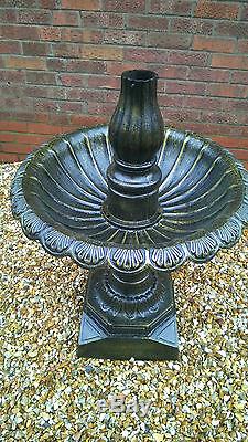 Lovely Cast Iron Bronze Finished 3 tear garden fountain/Water feature (1523)