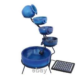 Monster Shop Water Feature Garden Fountain Solar Powered Customer Return UVG