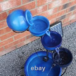 Monster Shop Water Feature Garden Fountain Solar Powered Customer Return UVG