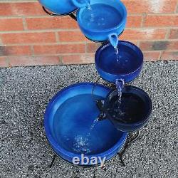 Monster Shop Water Feature Garden Fountain Solar Powered Customer Return UVG