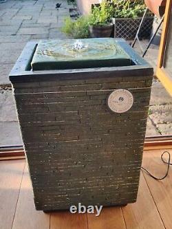 Mosaic Cube Water Feature, Easy Fountain By Kelkay, Modern Collection, RRP£299