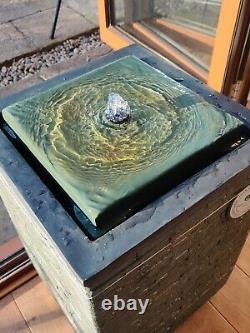 Mosaic Cube Water Feature, Easy Fountain By Kelkay, Modern Collection, RRP£299