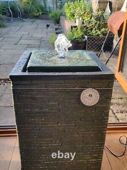 Mosaic Cube Water Feature, Easy Fountain By Kelkay, Modern Collection, RRP£299