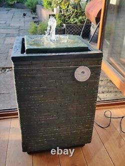 Mosaic Cube Water Feature, Easy Fountain By Kelkay, Modern Collection, RRP£299