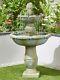 New Boxed Large 4ft Classical Springs 2 Tier Garden Water Fountain Outdoor Mains