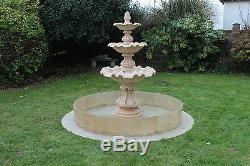 Neopolitan Outdoor Garden Fountain Water Feature Stone