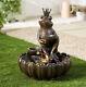 New Prince Frog Solar Water Fountain Garden Feature