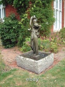 Nicole Statue Fountain & Reservoir Garden Water Feature