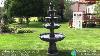 Outdoor Floor Fountain Landscape Garden Water Feature Courtyard Fountains Video Review