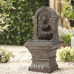 Outdoor Garden Water Fountain Solar Powered Garden Water Feature- LED Statues