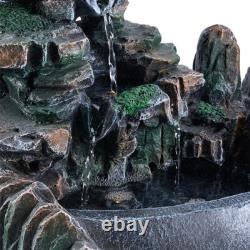 Outdoor Solar Fountain Compact Water Feature For Gardens Rockery Fountain
