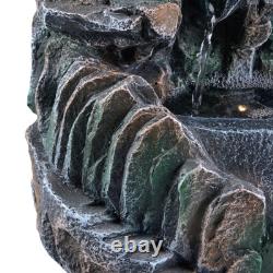 Outdoor Solar Fountain Compact Water Feature For Gardens Rockery Fountain