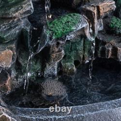 Outdoor Solar Fountain Compact Water Feature For Gardens Rockery Fountain