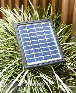 Outdoor Solar Rockfall Water Feature Fountain Garden Patio Decor