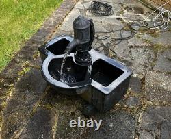 Outdoor Water Feature Electric Plug-In Resin Garden Fountain 76cmX 64cm