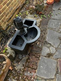 Outdoor Water Feature Electric Plug-In Resin Garden Fountain 76cmX 64cm