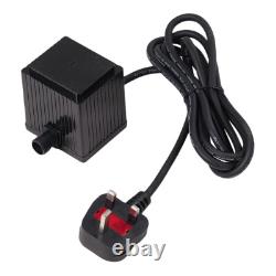 Outdoor Water Fountain with River Resin Rocks Decoration LED Light Electric Type