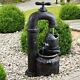 Outside Spring Fountain Cascade Copper Antique Optics Garden Water Feature Pump