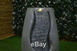 PALL MALL Water Feature Fountain Indoor Garden Stone LED Light Self-Contained