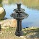 Peaktop Outdoor Décor Garden Lily Tier Water Pump Fountain Water Feature Vfd8207