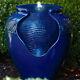 Peaktop Outdoor Garden Patio Blue Led Pot Water Fountain Feature Yg0036az-uk