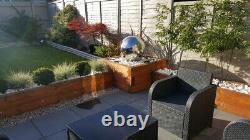Polished Stainless Steel 75cm Sphere Water Feature Cascade Fountain Garden