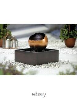 Pooling Sphere inc LED By Kelkay Easy Fountain Water Feature 45214L