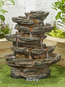 Red Rock Springs Water Feature inc LED By Kelkay Easy Fountain 45203L