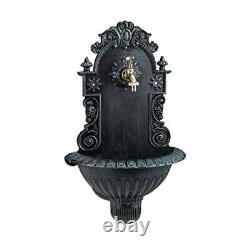 Relaxdays Wall Water Fountain, Antique-Style, Nostalgia, Garden, Patio, Faucet