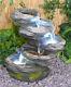 Rock Effect Cascading Water Feature 5 Step With Lights Waterfall 56cm