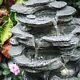 Rock Fall Solar Water Feature Outdoor Garden Led Fountain Cascading Waterfall Uk