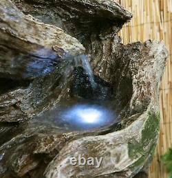 Rock River Garden Water Feature Fountain with LED Lights Garden Primrose H103cm