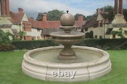 Romford Pool Surround Hampshire Ball Stone Garden Water Fountain Feature