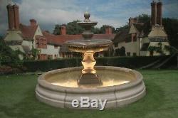 Romford Pool Surround, Large Bowl Regis Fountain, Garden Water Fountain Feature