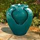 Sold Out Peaktop Outdoor Décor Garden Teal Water Pump Fountain Water Feature Yg0