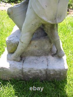 Sandford Stone Fountain Water Feature Garden Ornament With Bowl/sink