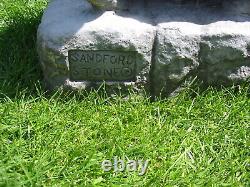 Sandford Stone Fountain Water Feature Garden Ornament With Bowl/sink