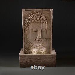 Serenity Buddha Water Wall Feature Fountain Self Contained 80cm Garden Ornament