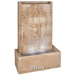 Serenity Buddha Water Wall Feature Fountain Self Contained 80cm Garden Ornament