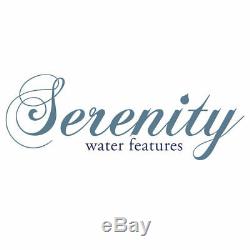 Serenity Cascading Whirlpool Water Feature LED 1m Garden Fountain Ornament NEW